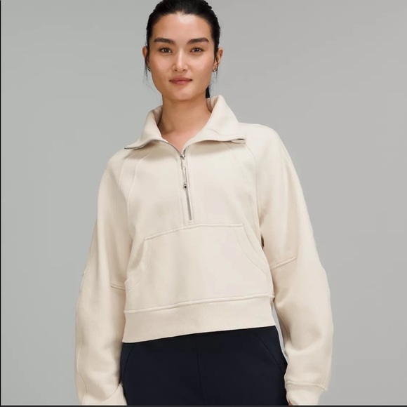 lululemon athletica Tops - Lulu lemon scuba oversized funnel neck half-zip sweatshirt
